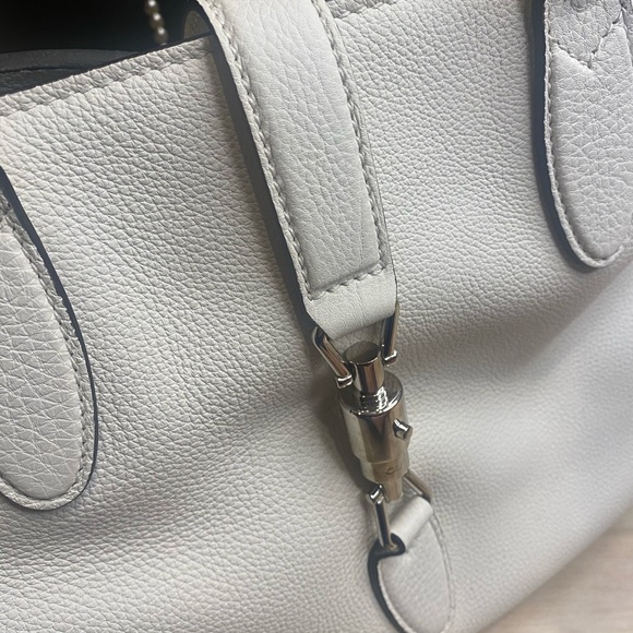 Gucci white large bag purse satchel Jackie tote bag - Picture 11 of 15